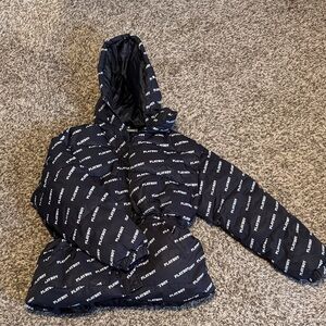 PLAYBOY Black Logo Puffer Jacket
